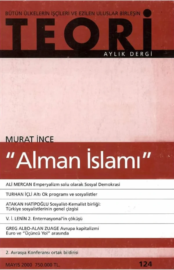 ALMAN İSLAMI | Teori Mayıs 2000