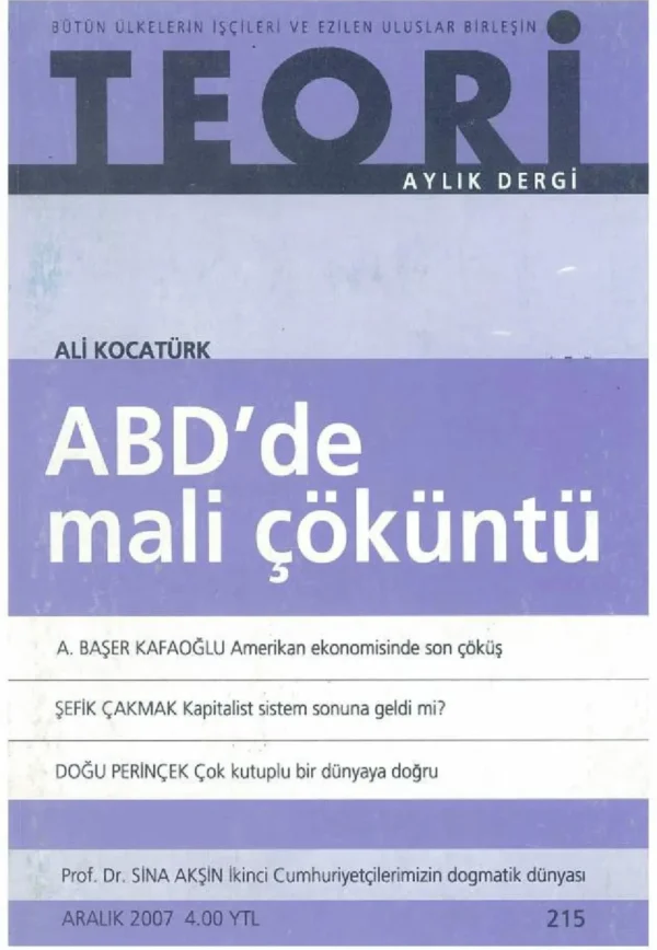 abd'de mali çöküntü | Teori Aralık 2007