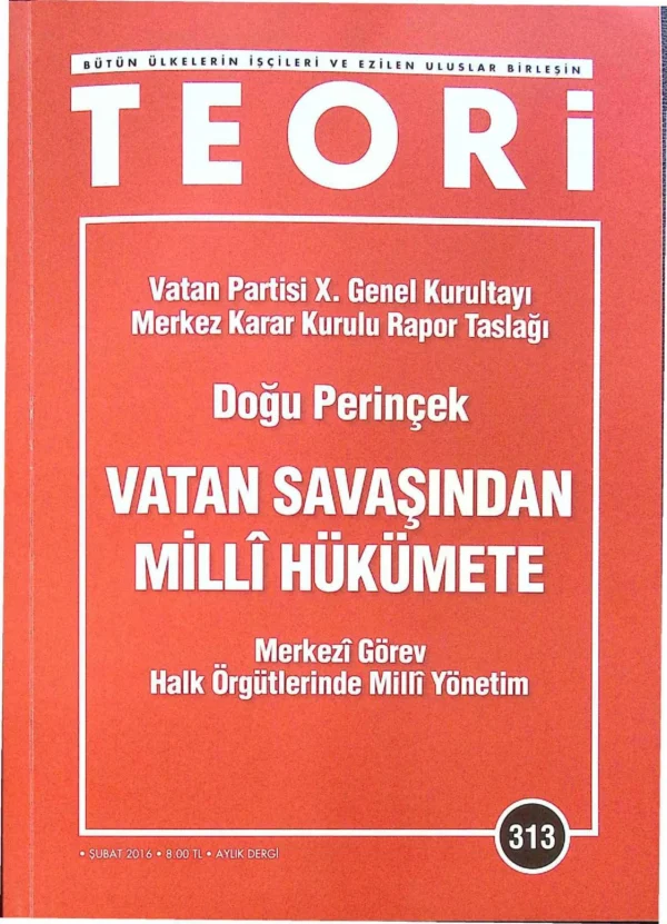 Teori 313 - Subat 2016