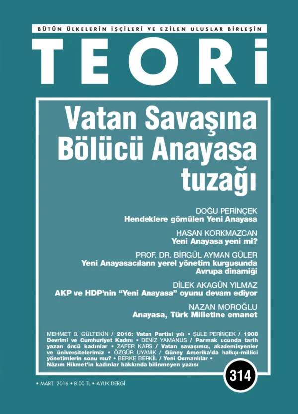 Teori 314 - Mart 2016