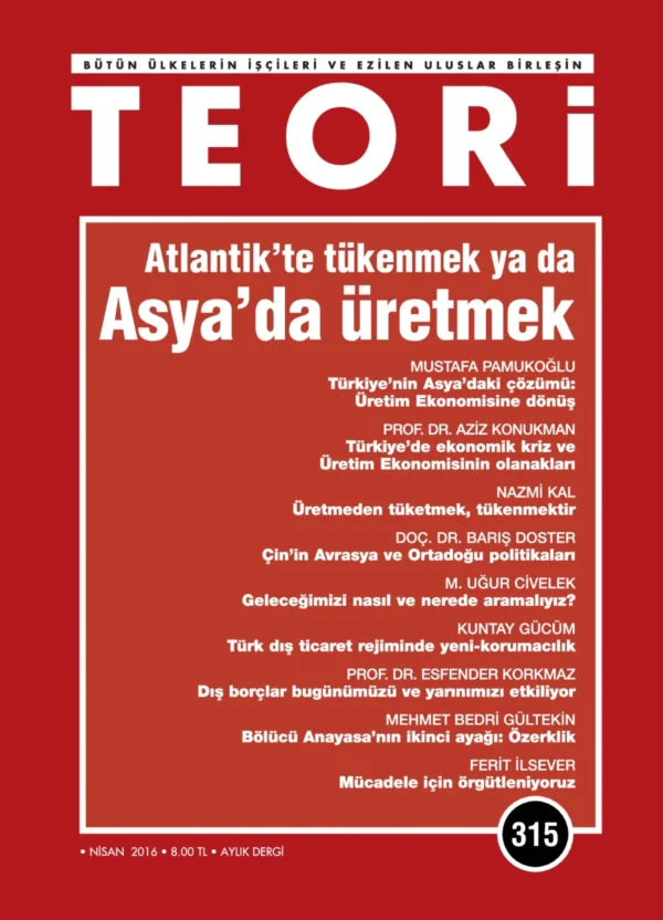 Teori 315 - Nisan 2016