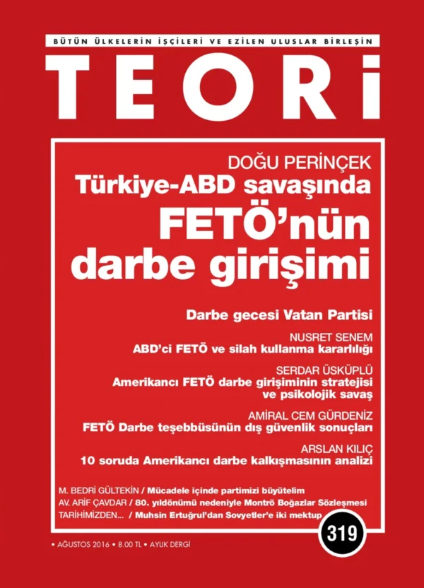 Teori 319 - Agustos 2016