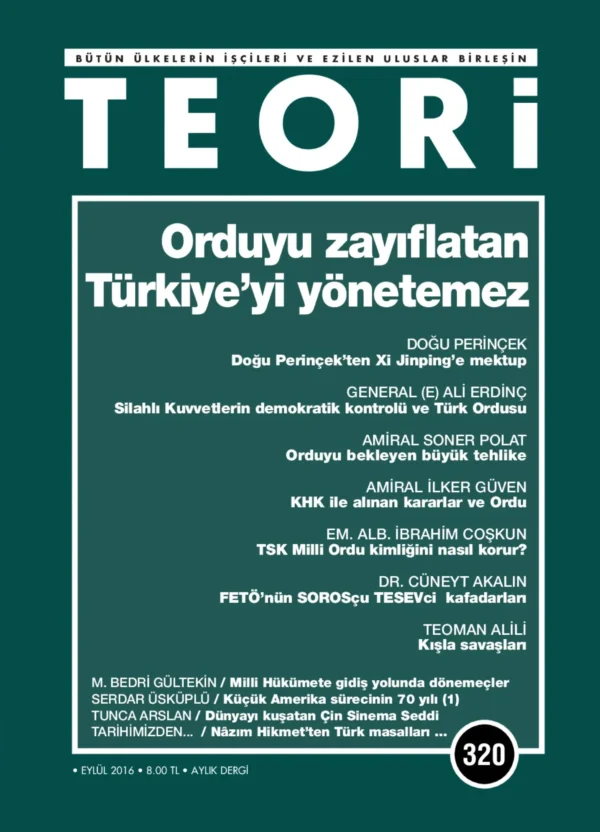 Teori 320 - Eylul 2016