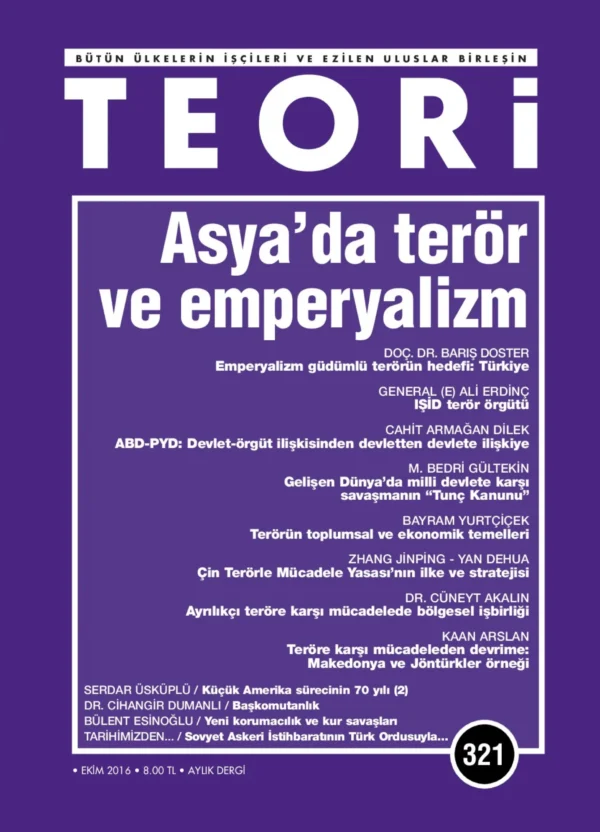 Teori 321 - Ekim 2016