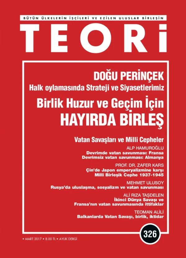 Teori 326 - Mart 2017