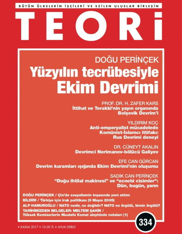 Teori 334 - Kasım 2017