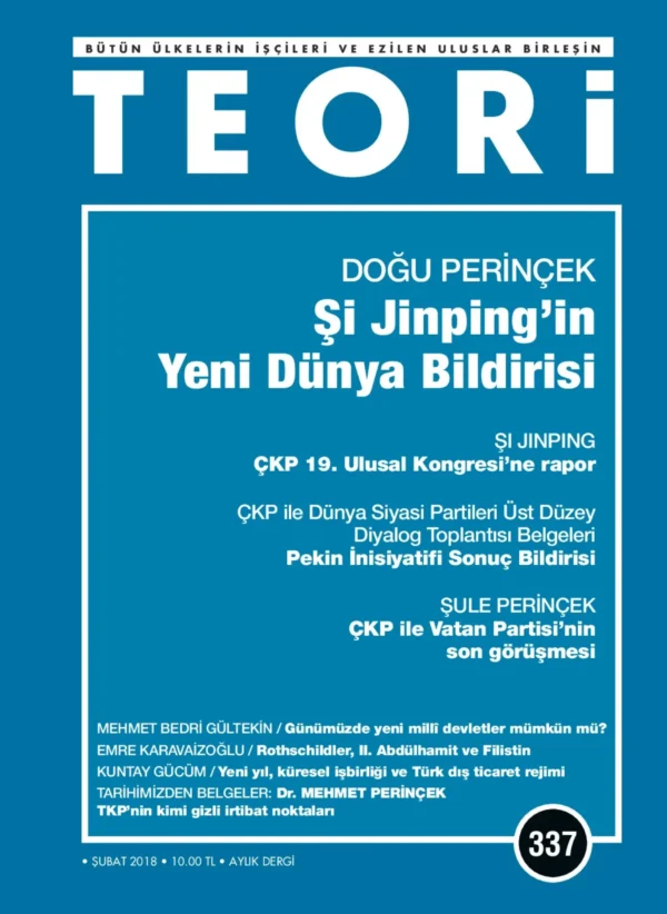 Teori 337 - Subat 2018