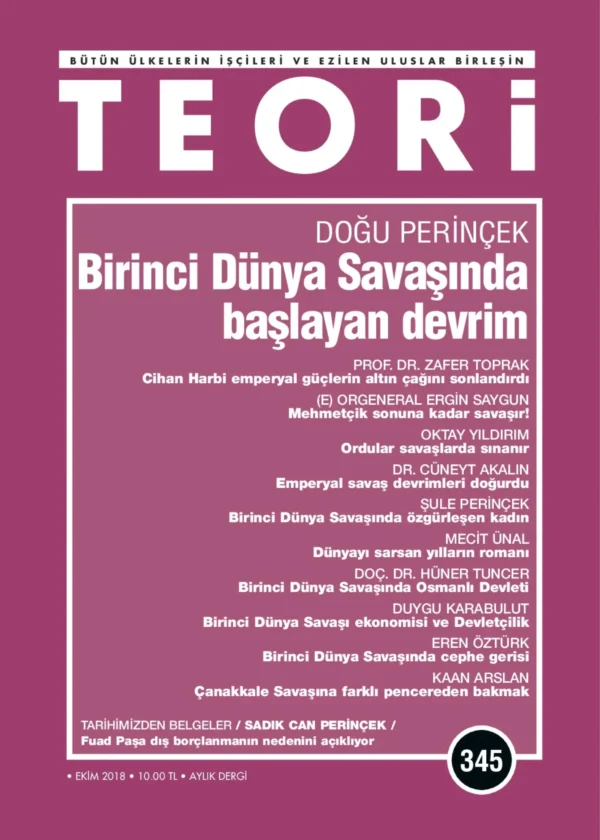 Teori 345 - Ekim 2018