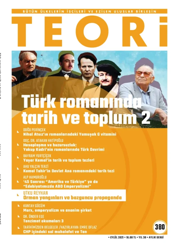 Türk Romanında Tarih ve Toplum 2 | Teori Eylul 2021