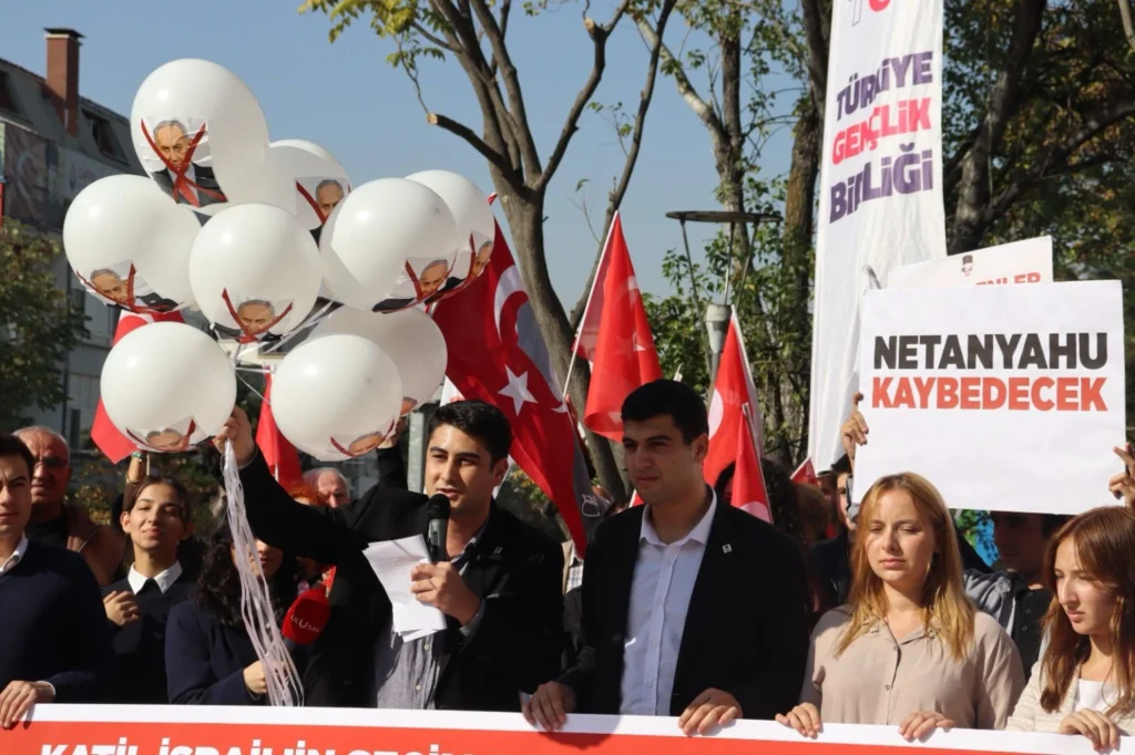 TGB’den Ankara’da İsrail protestosu: 'Netanyahu kaybedecek ve yargılanacak'